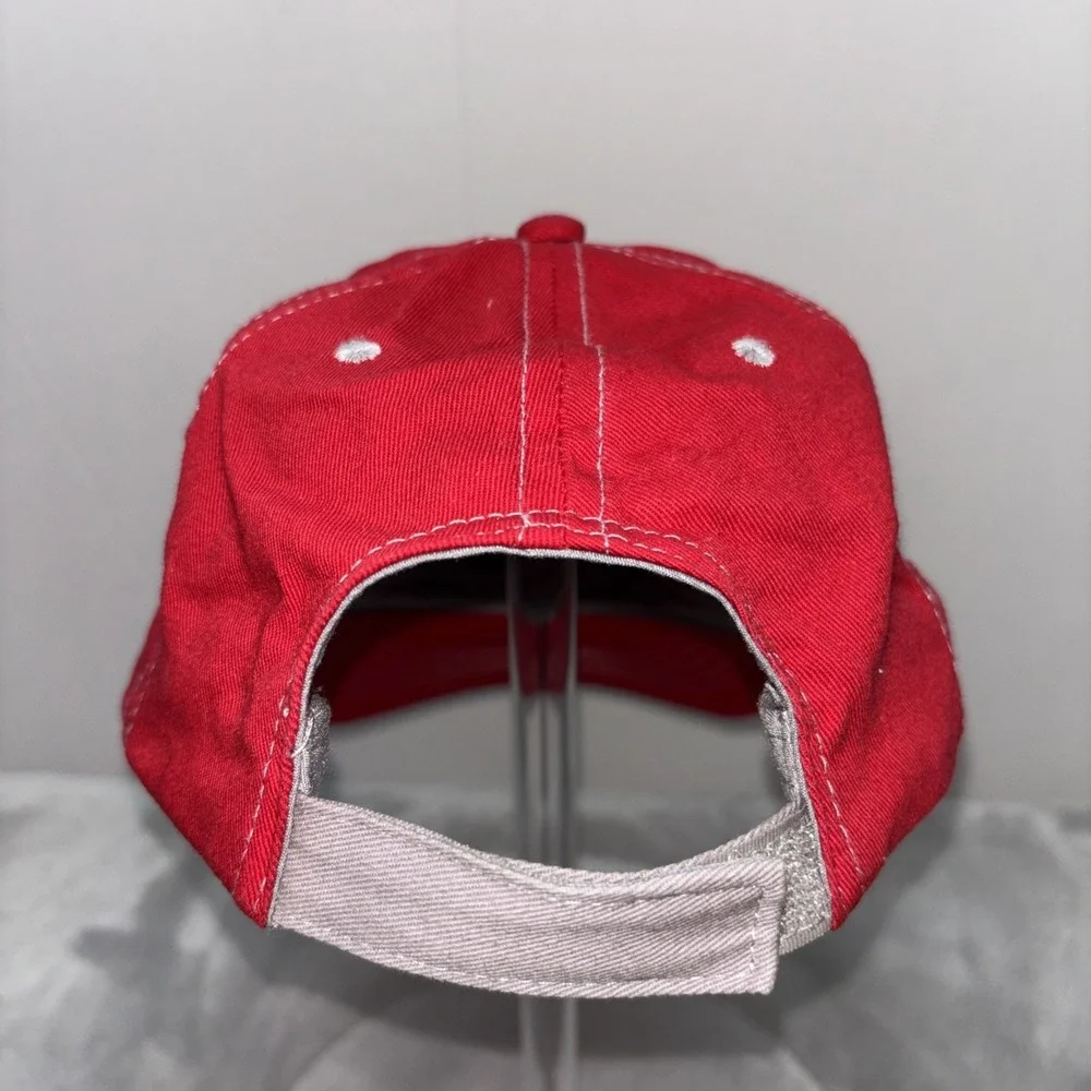 Kid's Disney Mickey Mouse Red Screen Print Tack Closure Baseball Cap